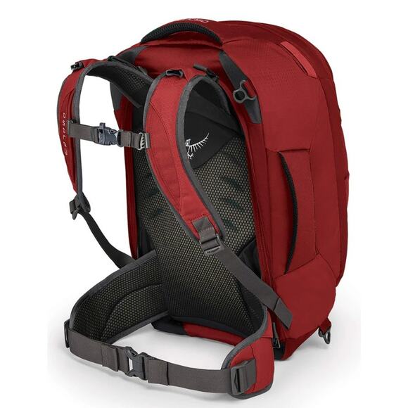 Osprey Farpoint 40 Travel Pack Backpack Red Excellent Condition - Picture 2 of 10